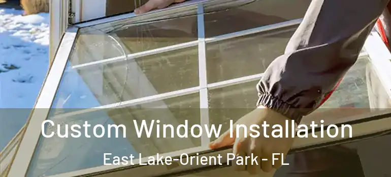 Custom Window Installation East Lake-Orient Park - FL