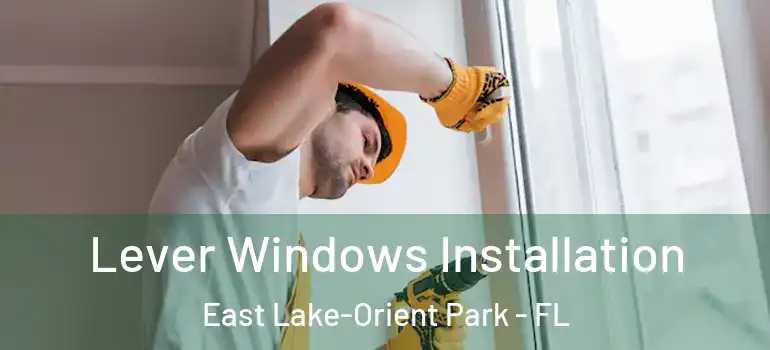 Lever Windows Installation East Lake-Orient Park - FL